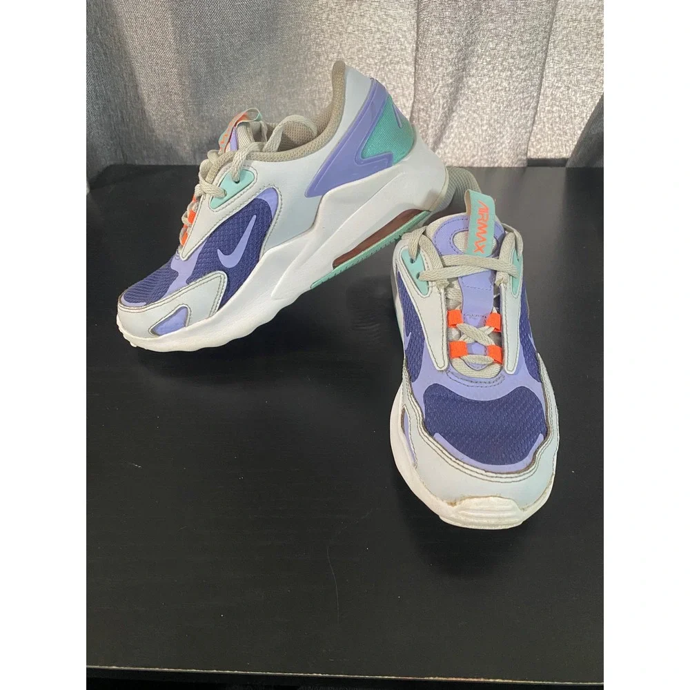 Nike Air Max Excee Kids Sneakers Purple Teal Orange Size 3.5Y